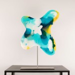 Sculpture painting Diabolo Ocean