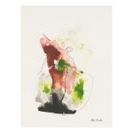 Hanging on the Strings of nature  - ink painting on paper