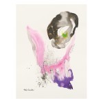 The gentle leader - ink painting on paper